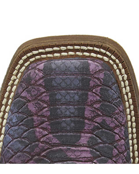 Image #4 - Nocona Women's Sedinia Python Print Western Boots - Square Toe, , hi-res