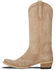 Image #3 - Lane Women's Lexington Suede Tall Western Booties - Snip Toe, Brown, hi-res