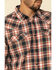 Image #4 - Cody James Men's Spruce Plaid Long Sleeve Western Flannel Shirt - Tall, , hi-res