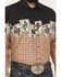 Image #3 - Panhandle Slim Men's Cards Border Long Sleeve Snap Western Shirt, Tan, hi-res