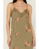Image #3 - Wild Moss Women's Embroidered Midi Dress, Sage, hi-res