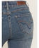 Image #4 - Rock & Roll Denim Women's Medium Wash Mid Rise Sculpted Vintage Bootcut Stretch Denim Jeans, Medium Wash, hi-res