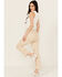 Image #3 - Driftwood Women's Roxy X Provence High Rise Floral Embroidered Cropped Straight Denim Jeans, Cream, hi-res