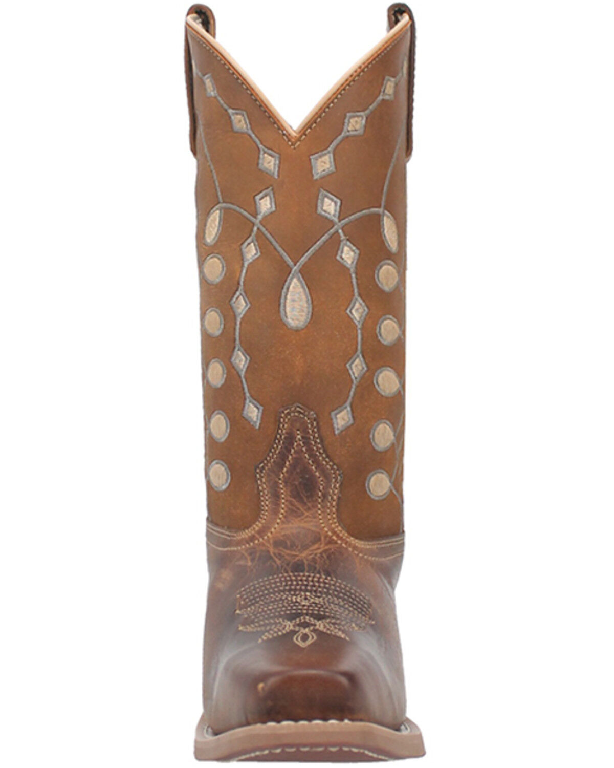 Image #4 - Laredo Women's Letty Western Boots - Square Toe, Tan, hi-res