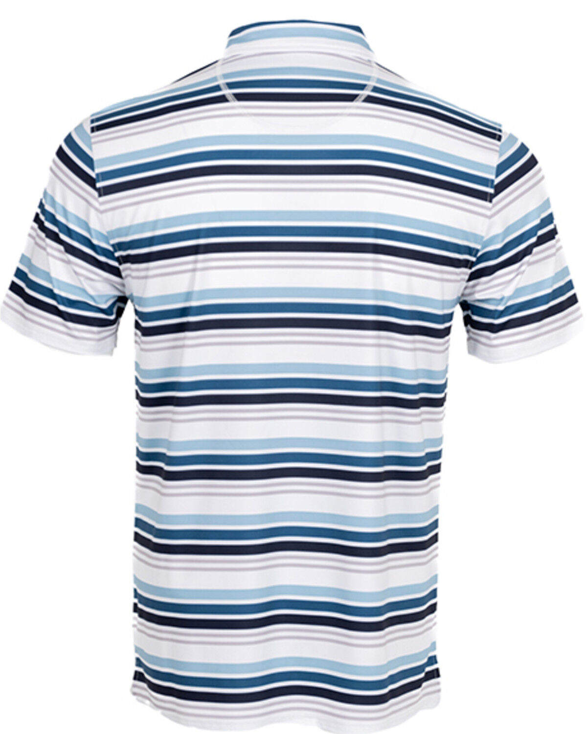 Image #2 - Mountain Khakis Men's Roan Striped Print Short Sleeve Polo Shirt, Blue, hi-res