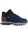 Image #2 - Reebok Men's Trailgrip Hiker Work Shoes - Alloy Toe, Black/blue, hi-res