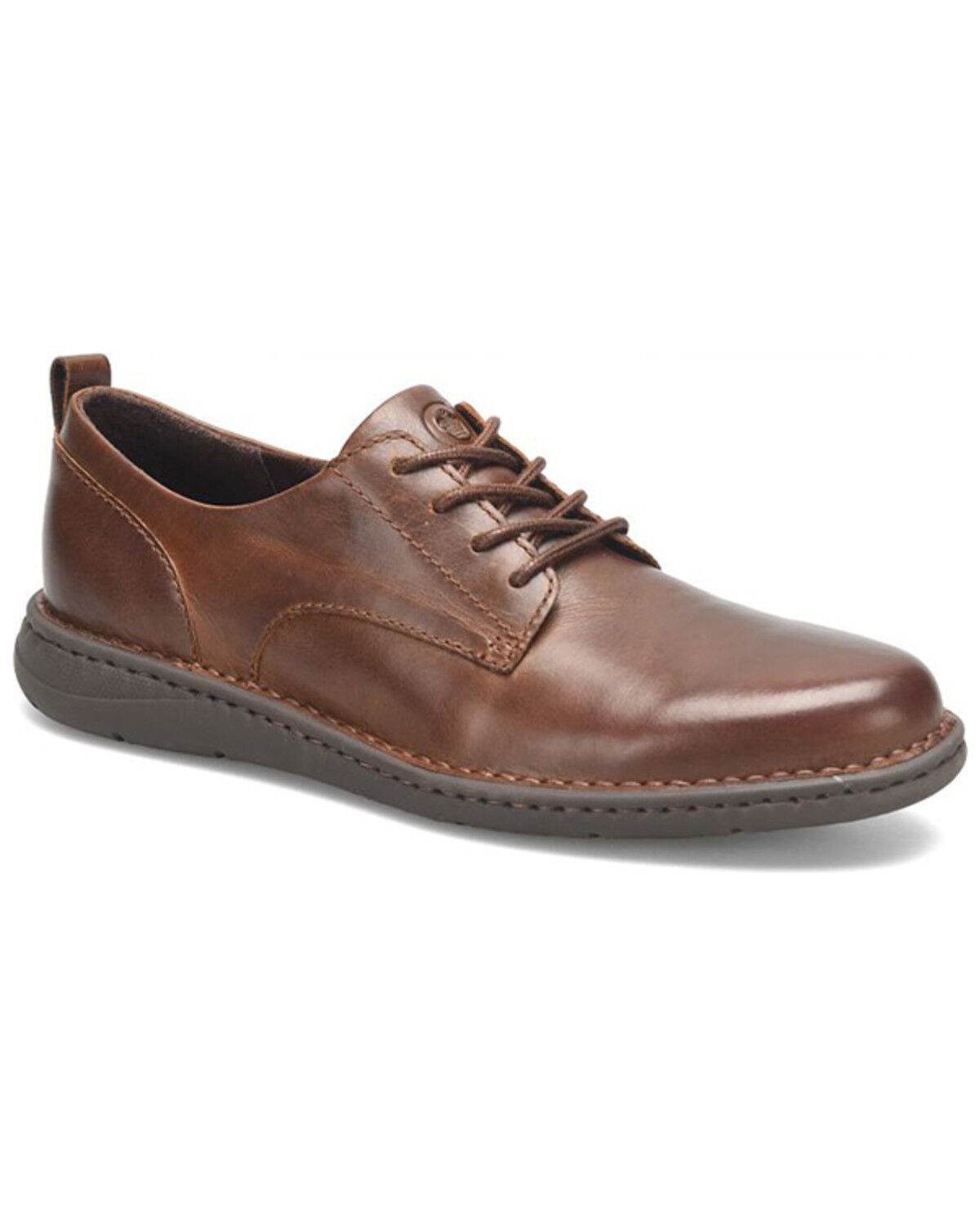 Image #1 - Born Men's Todd Casual Shoes, Dark Brown, hi-res