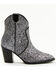 Image #2 - Idyllwind Women's Stop and Stare Western Booties - Medium Toe, Silver, hi-res