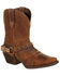 Image #1 - Durango Women's Western Booties - Snip Toe, Brown, hi-res