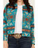 Image #3 - Pendleton Women's Printed Jacket, Turquoise, hi-res