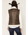 Image #4 - Cripple Creek Women's Faux Suede Shearling Vest, Dark Brown, hi-res