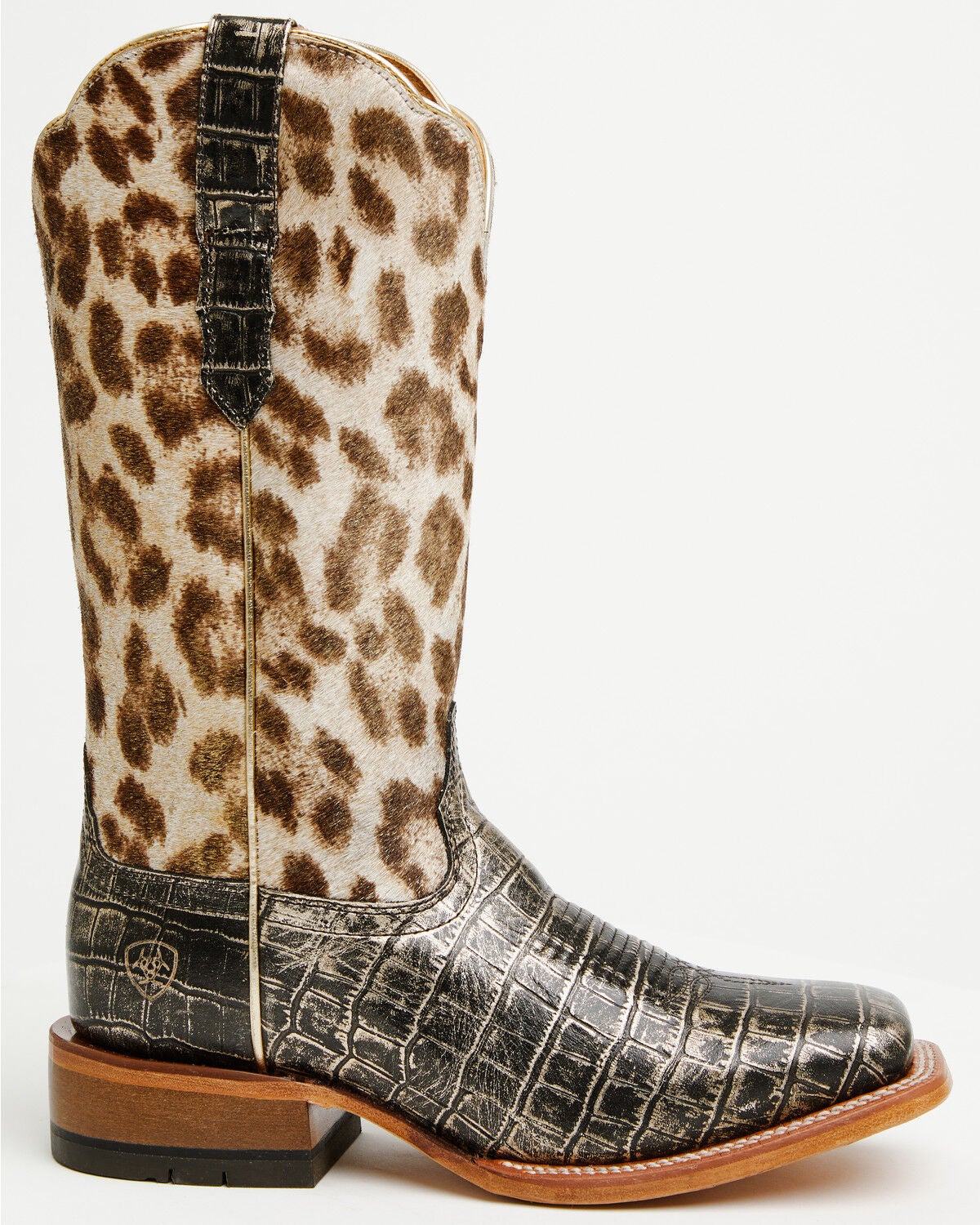 Image #2 - Ariat Women's Frontier Farrah Western Boots - Broad Square Toe, Leopard, hi-res