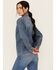 Image #4 - Idyllwind Women's Huckleberry Medium Wash Long Sleeve Snap Western Shirt, Medium Wash, hi-res