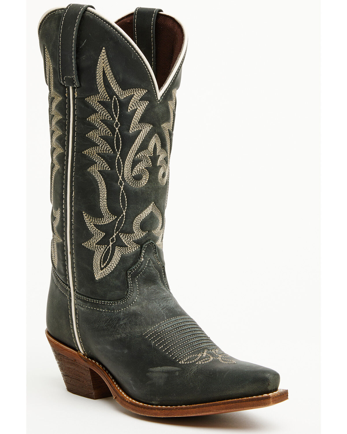 Image #1 - Laredo Women's Carly Western Boots - Snip Toe, Navy, hi-res