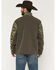 Image #4 - Ariat Men's Logo Camo Logo Concealed Carry Softshell Jacket, Black, hi-res