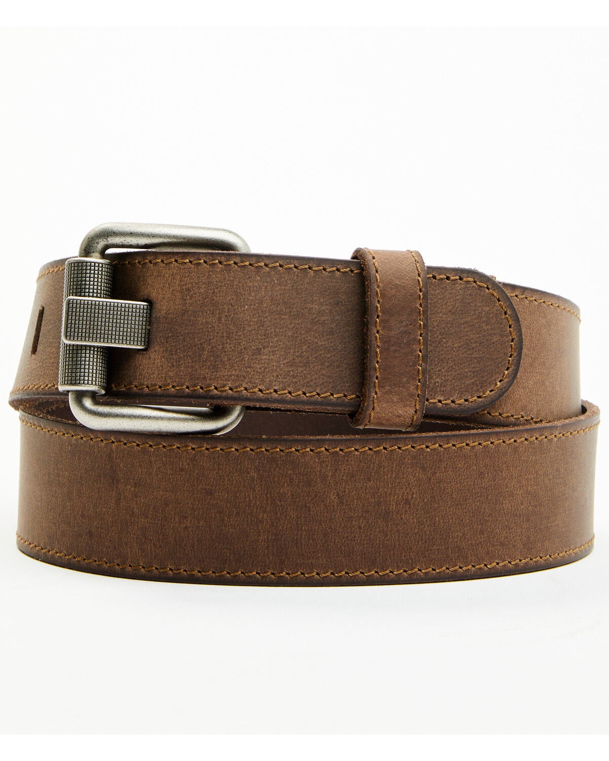 Hawx Men's Dalton Textured Leather Work Belt, Brown, hi-res