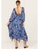 Image #4 - Free People Women's Morning Glory Floral Print Maxi Dress, Blue, hi-res