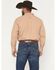 Image #4 - Ariat Men's Burnis Geo Print Long Sleeve Button-Down Western Shirt - Tall, Tan, hi-res