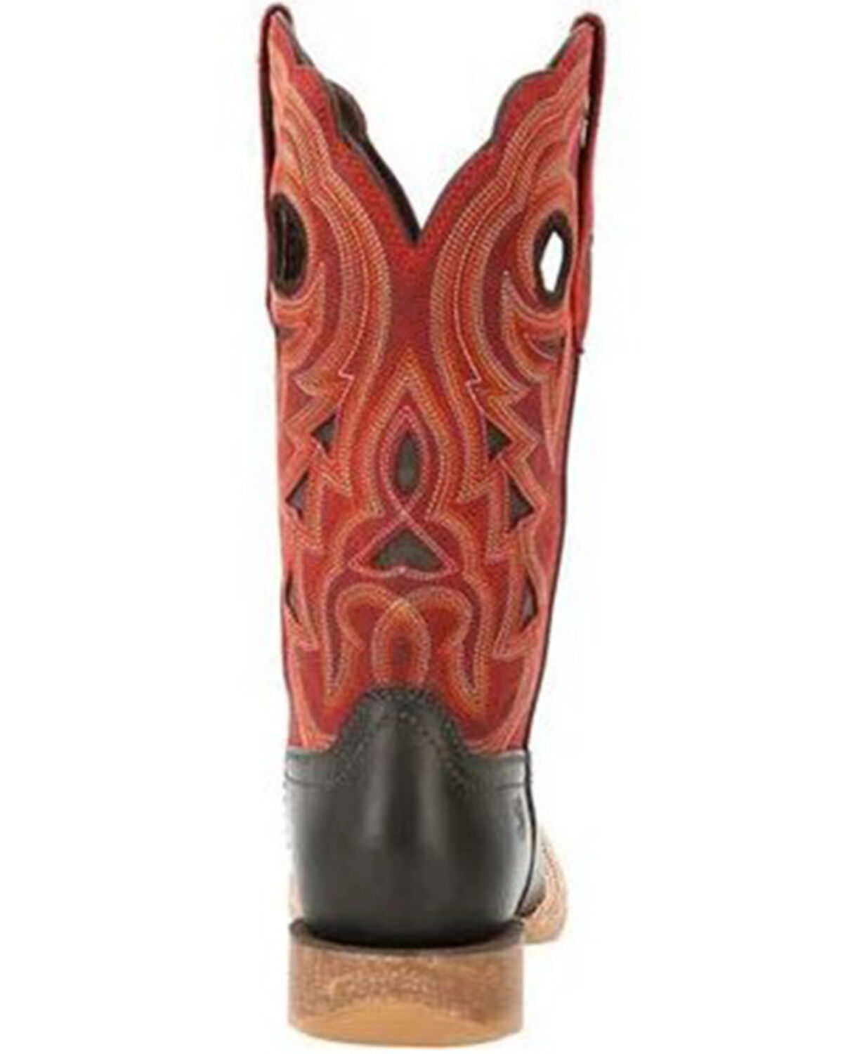 Image #5 - Durango Women's Lady Rebel Pro Crimson Western Boot - Broad Square Toe, Black/red, hi-res