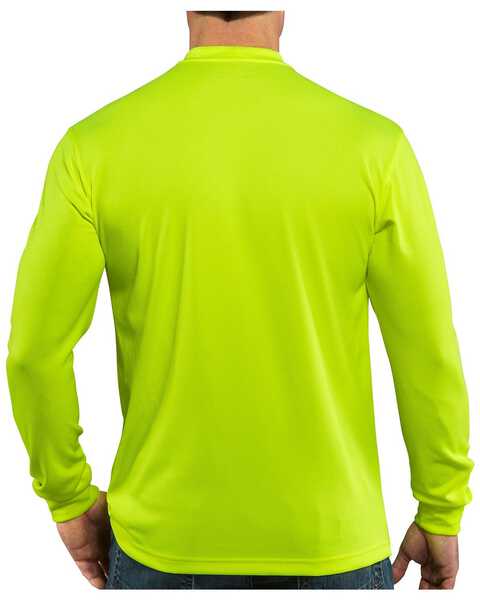 Carhartt Force Color-Enhanced Long Sleeve T-Shirt, Lime, hi-res