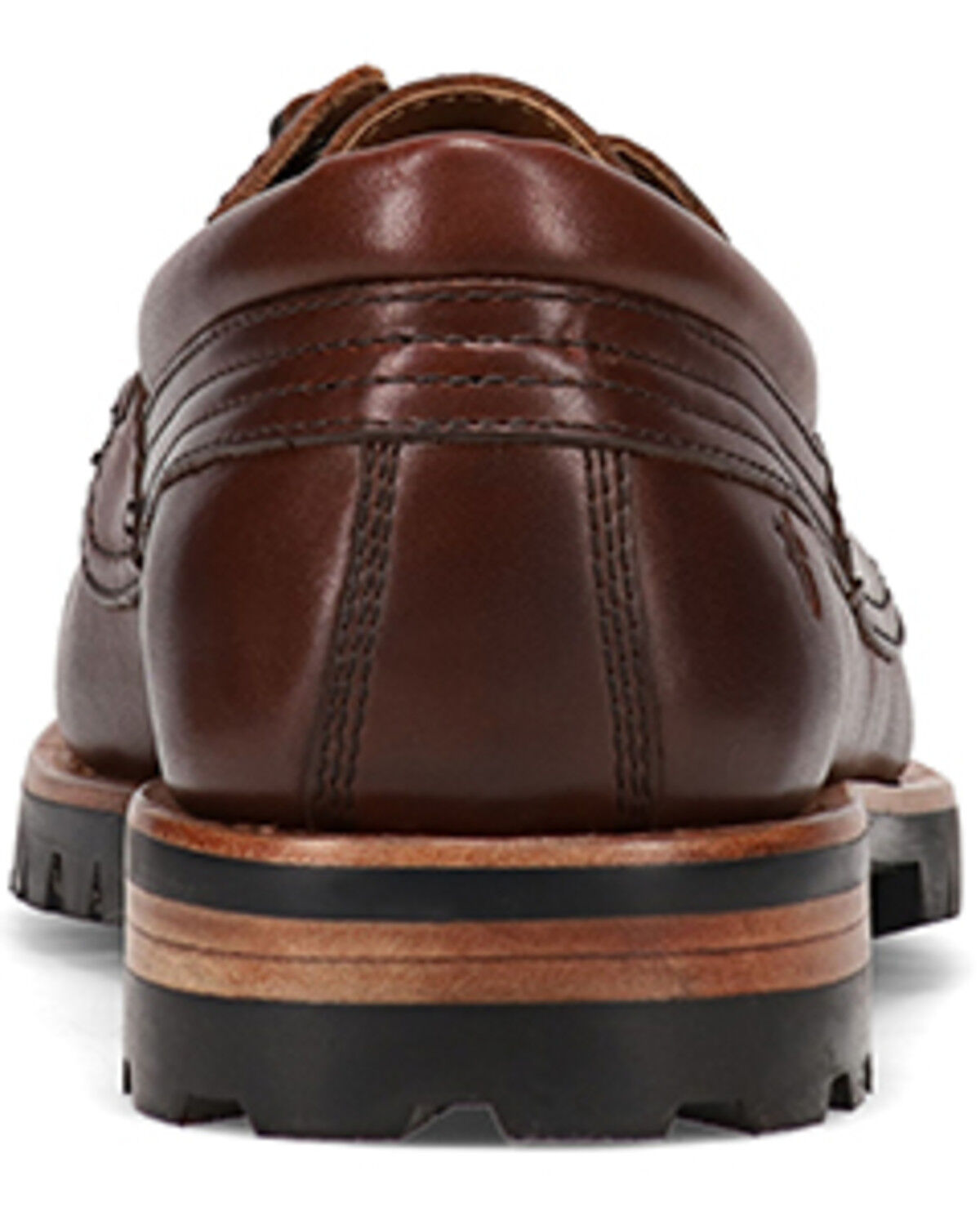 Image #5 - Frye Men's Hudson Camp Casual Shoes - Moc Toe, Cognac, hi-res