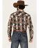 Image #4 - Rock & Roll Denim Men's Southwestern Print Long Sleeve Snap Stretch Western Shirt, Black, hi-res
