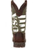 Durango Men's Army Green USA Western Performance Boots - Square Toe, Brown, hi-res