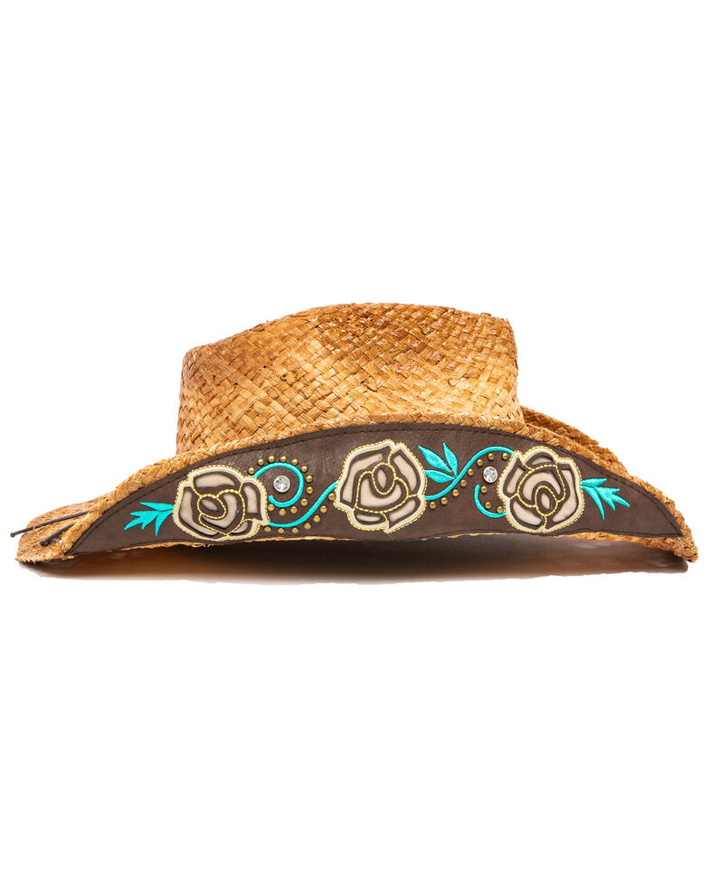 Shyanne Women's Makenna Straw Hat, Beige/khaki, hi-res