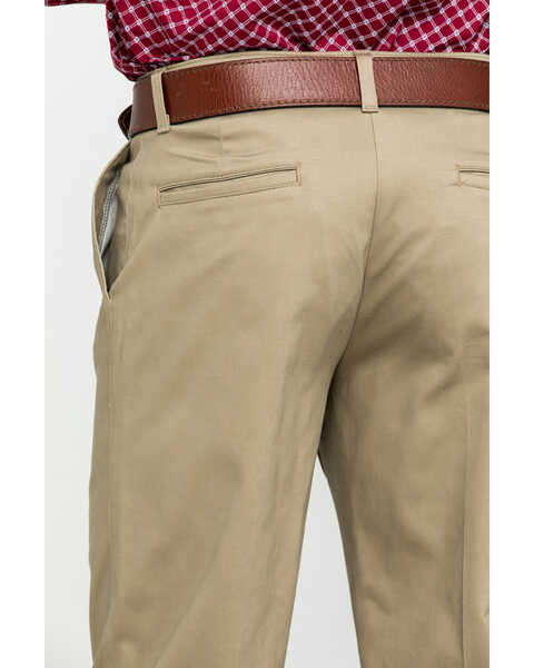 Wrangler Men's Khaki Casual Pleated Front Western Pants , Beige/khaki, hi-res