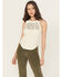 Image #1 - White Crow Women's Hell Yeah Graphic Tank Top, White, hi-res