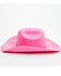 Image #3 - Shyanne Girls' Straw Cowboy Hat, Hot Pink, hi-res
