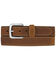 Tony Lama Men's Basic Double Stitch Belt, Brown, hi-res
