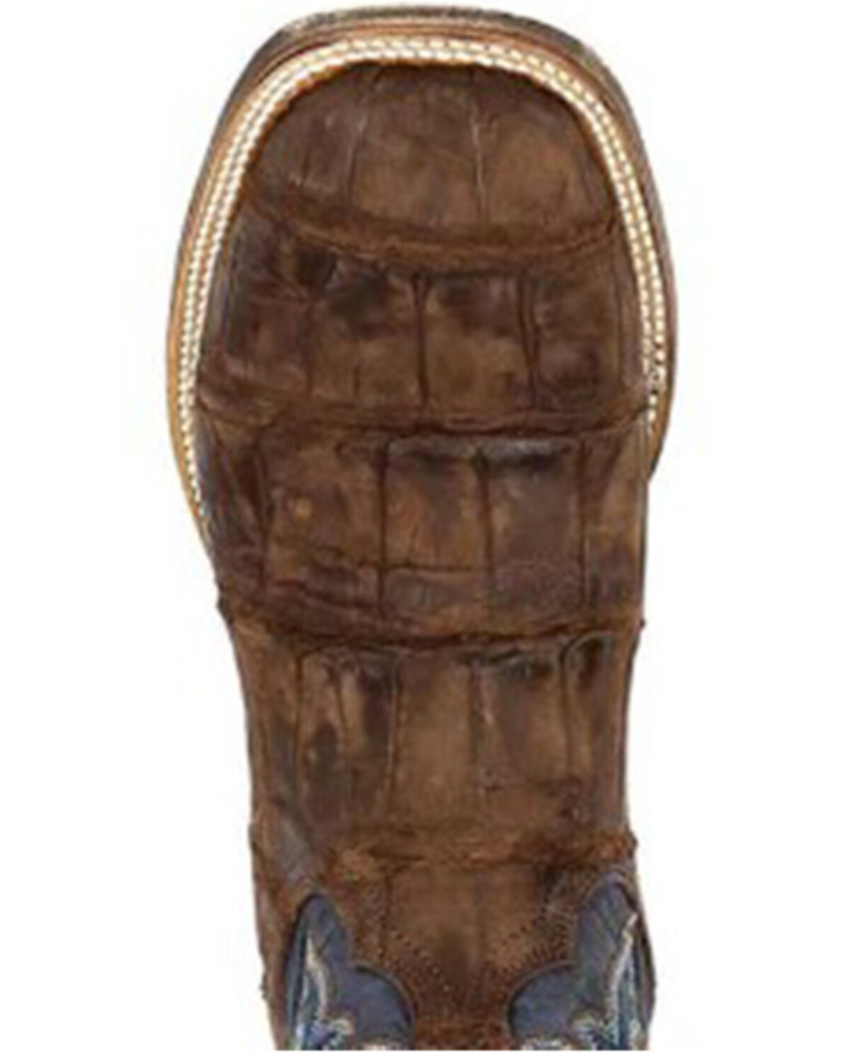 Image #10 - Lucchese Men's Handmade Malcolm Alligator Western Boots - Square Toe, Tan, hi-res