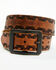 Image #1 - Cody James Men's Dawson Vintage Tooled Edge Belt, Caramel, hi-res
