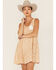 Image #1 - Cleo + Wolf Women's Yarn Die A-Line Dress, Taupe, hi-res