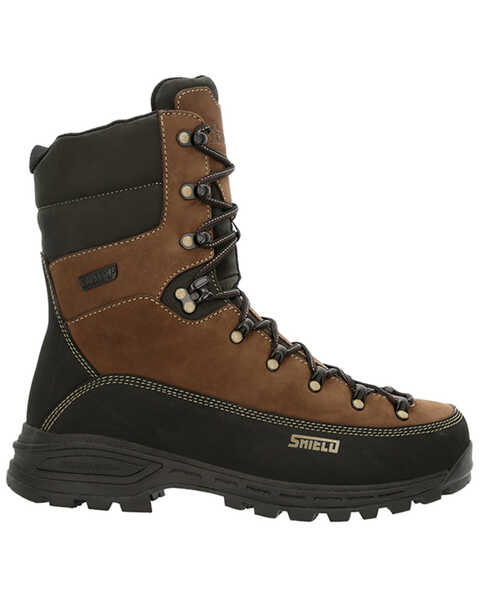 Image #2 - Rocky Men's Stalker Pro Waterproof Hiker Work Boots - Round Toe, Brown, hi-res