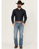 Image #1 - Wrangler 20X Men's 42MWX Sedgefield Light Wash Vintage Bootcut Stretch Denim Jeans, Light Wash, hi-res