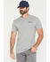 Image #2 - Troll Co Men's Headstrong Short Sleeve Graphic T-Shirt, Heather Grey, hi-res