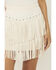 Image #2 - Rock & Roll Denim Women's Fringe Studded Skirt, , hi-res