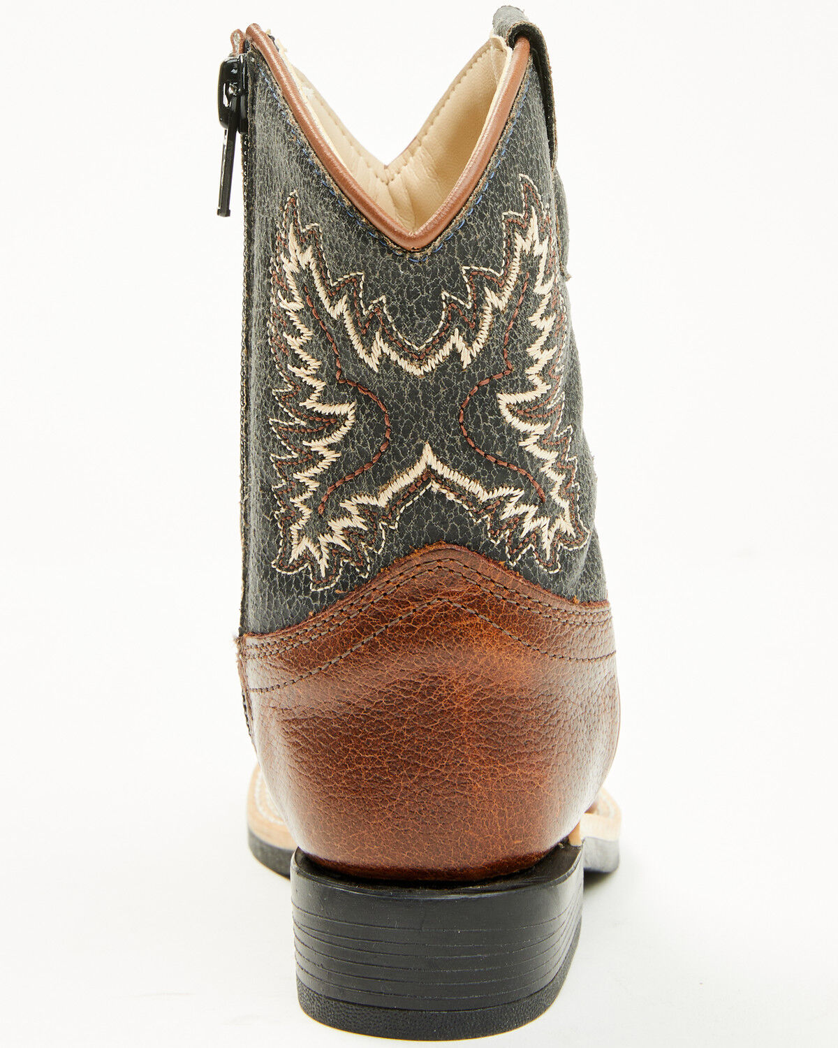 Image #5 - Cody James Little Boys' Little Ryder Western Boots - Broad Square Toe, Brown, hi-res