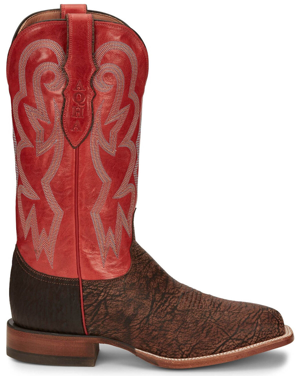 Image #2 - Justin Men's Mingus Walnut Western Boots - Broad Square Toe, Tan, hi-res