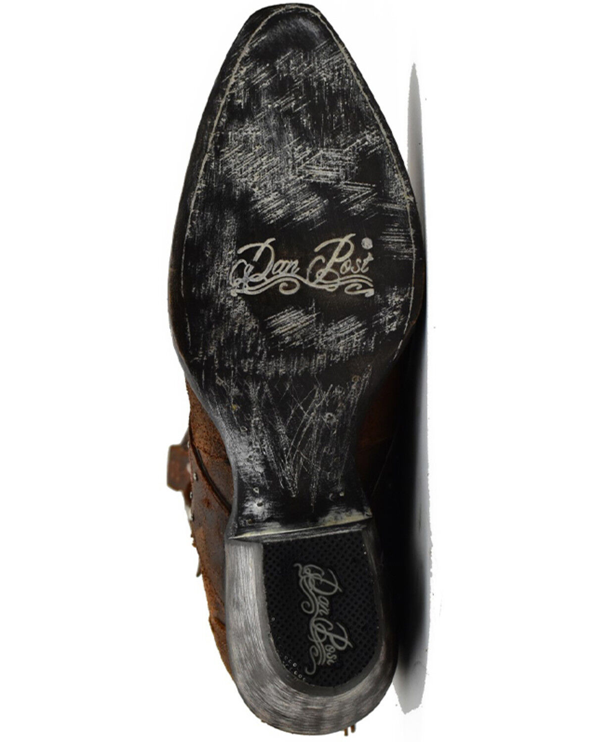 Image #7 - Dan Post Women's Bed of Roses Fringe Embroidered Western Boot - Snip Toe, , hi-res