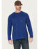 Image #2 - Ariat Men's Rebar Heat Fighter Work Hard Long Sleeve Pocket Work Shirt, Medium Blue, hi-res