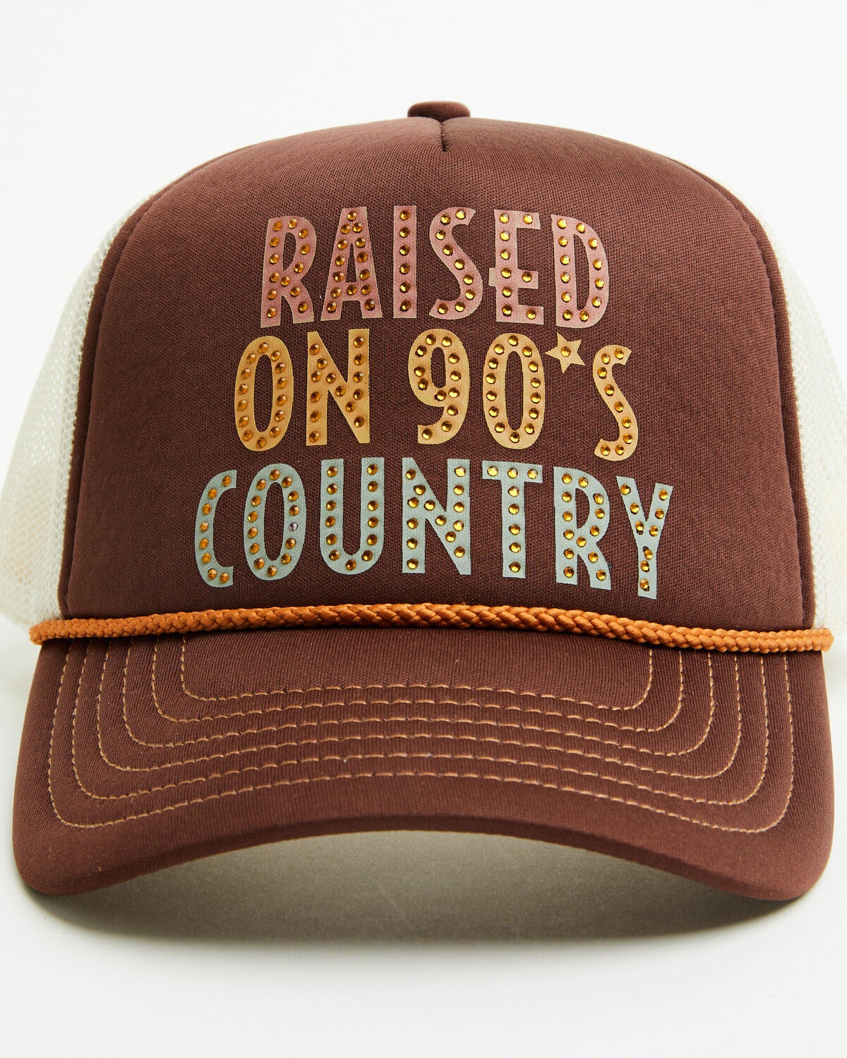Image #1 - Idyllwind Women's Raised on 90's Country Ball Cap, Brown, hi-res