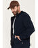 Image #2 - Carhartt Men's FR Force Original Fit Zip-Front Hooded Work Jacket, Navy, hi-res