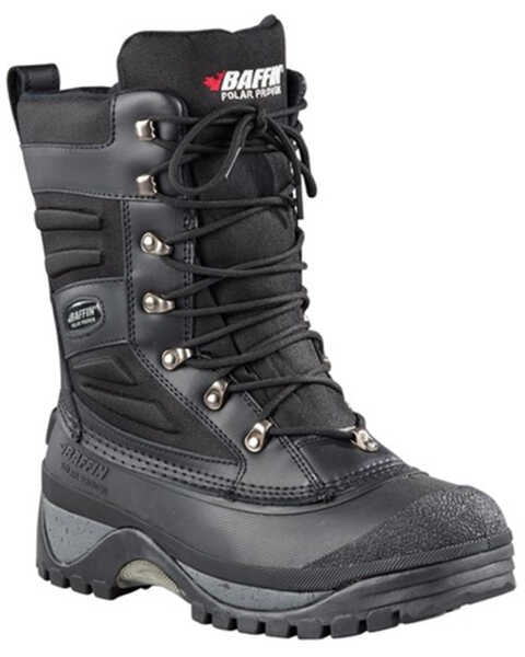 Baffin Men's Crossfire Insulated Winter Boots - Soft Toe, Black, hi-res