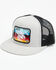 Image #1 - Lazy J Ranchwear Men's Serape Elevation Logo Patch Mesh Back Ball Cap, Grey, hi-res