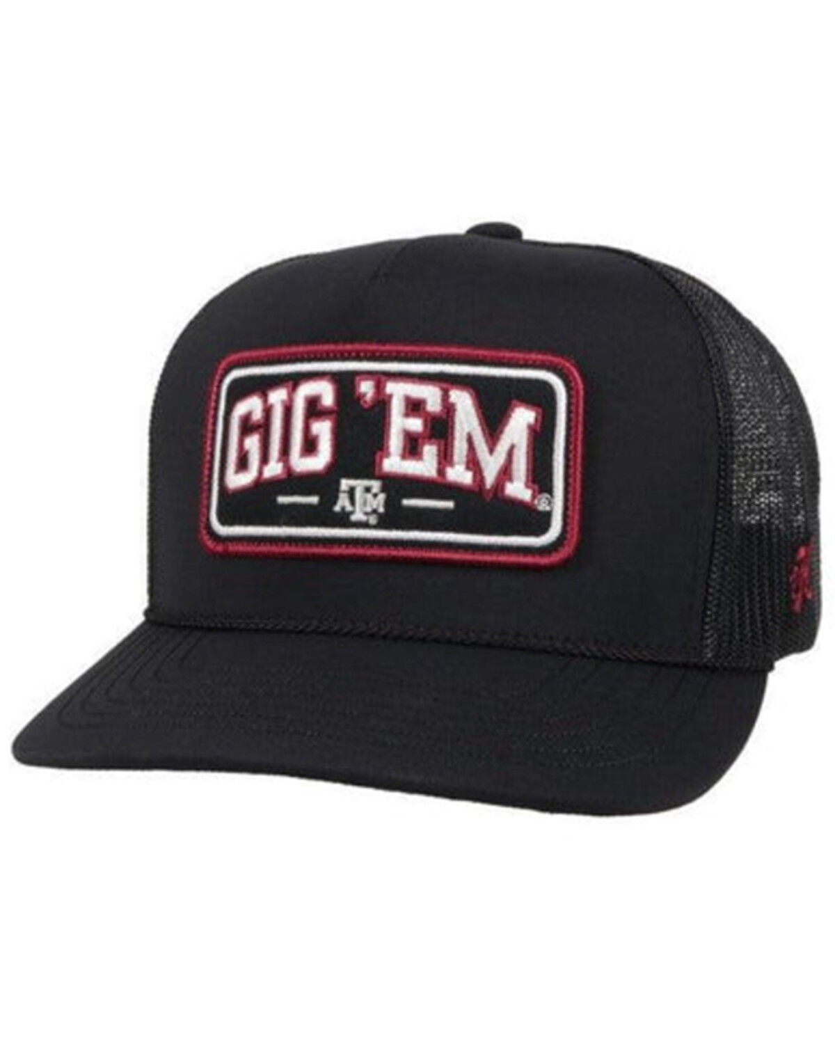 Image #1 - Hooey Men's Texas A&M Trucker Cap, Black, hi-res
