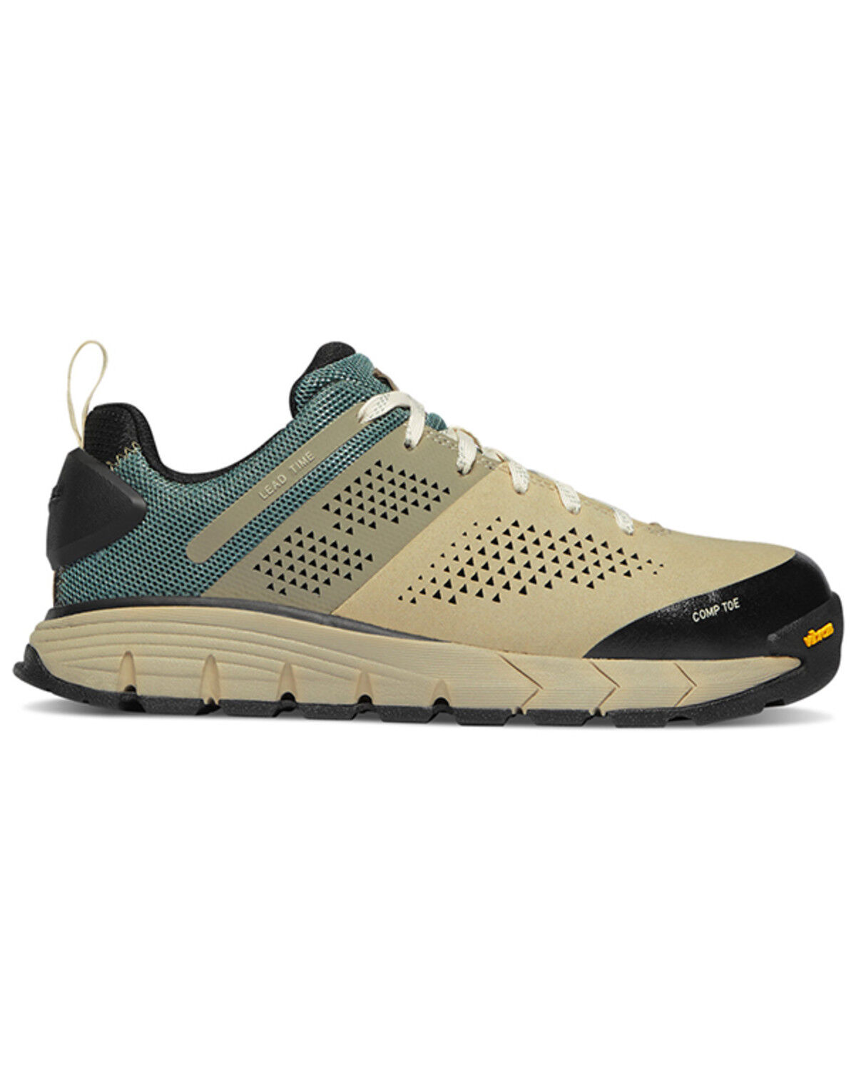 Image #2 - Danner Women's Lead Time 3 Work Shoes - Composite Toe, Turquoise, hi-res