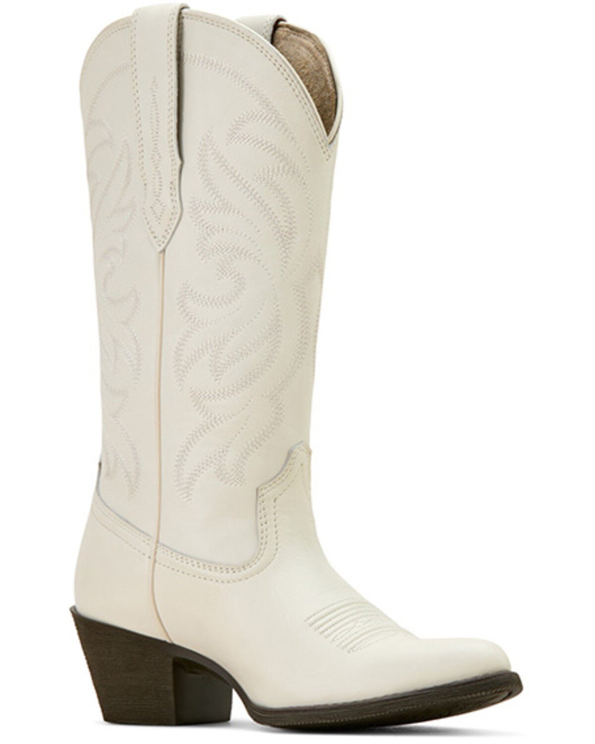 Ariat Women's Heritage Stretchfit Tall Western Boots - Round Toe, Cream, hi-res